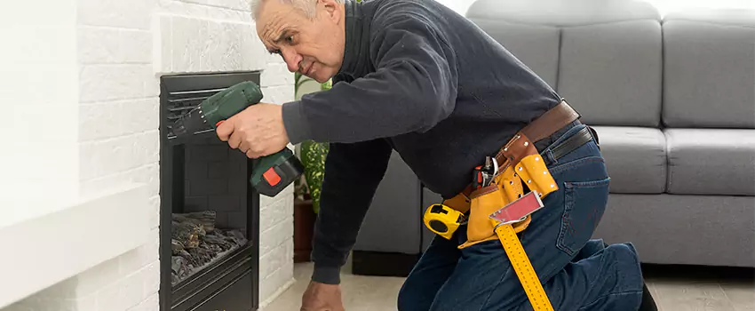 New Indoor Fireplace Installation in Angleton, Texas