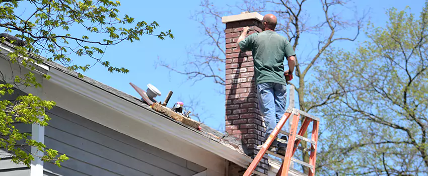 Vinyl and PVC Chimney Flashing Installation in Angleton, TX