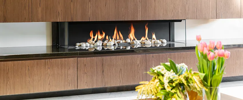 Double-height Fireplace Design Refurbishment in Angleton, Texas